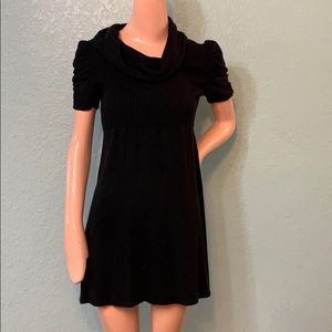 Little black sweater dress